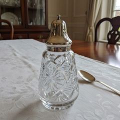 Sterling Silver and Cut Glass Sugar Sifter(1940)