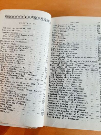 Vintage missal