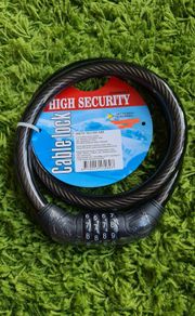 Cable lock. Bike lock. Chain lock