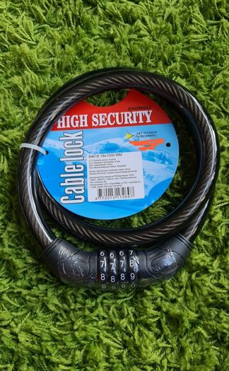 Cable lock. Bike lock. Chain lock