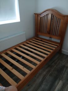 Single Solid wood Bed