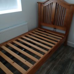 Single Solid wood Bed