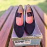 Di Sandro by Bruno Magli Black Suede Pumps with Gold Nugget Heels, EU36.5 , UK3.5, AV Image 3