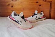 2022 nike react infinity flyknit 3 Size 7.5 eu 42 white/pink in excellent condition