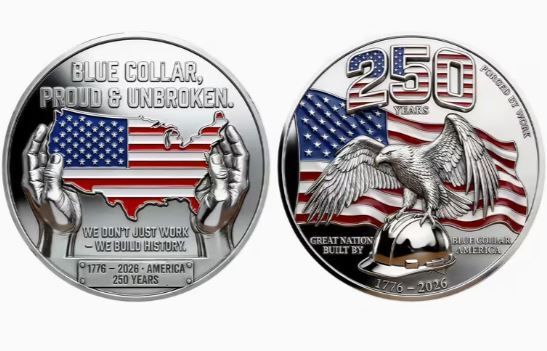 Commemorative Coin 250Th Anniversary USA Independence Day, New.