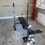 Bodymax Folding Bench Press & Weights Image 2