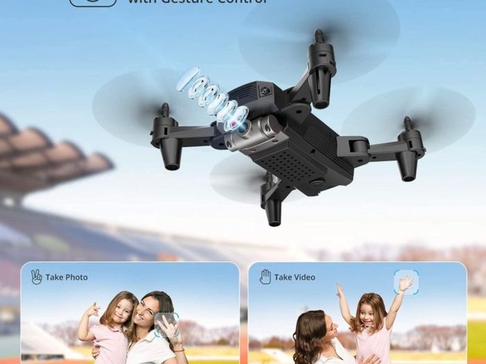 720P HD FPV Camera Remote Control Toys Gifts for Boys Girls with Altitude Hold, Headless Mode, One Key Start Speed Adjustment, 3D Flips 2 Batteries, Black MULTIPLE COLOURS AVAILABLE (FREE POSTAGE)