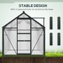 Polycarbonate 6 Ft W x 8.5 Ft Greenhouse Image 4