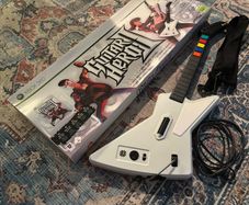 Guitar Hero II Xbox 360 X-Plorer Guitar Controller - Boxed and Strap / Stickers