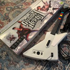 Guitar Hero II Xbox 360 X-Plorer Guitar Controller - Boxed and Strap / Stickers