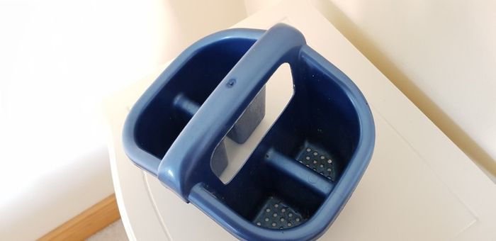 Blue Cutlery Holder/Drainer