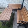 Garden table set Old - heavy cast iron Image 9