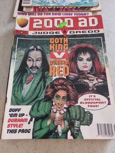 11 editions of 2000ad from 1994 to 1999