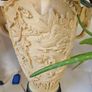 carved Asian vases and table (reduced) Image 2