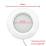 3W LED Dome light Car Interior Reading Lamp Alloy 12LED Ceiling Lamp For Caravan Camper Bus Boat with 2 meters Wire Image 4
