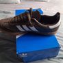 Addidas samba brown and white trainers brand new Image 2