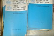 Lot of Chartered Secretary journal published by The Chartered Institute of Secretaries. The publication covers professional development, corporate governance, and updates on company secretarial practices