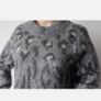 All Saints Arley Animal Print jumper in grey Label size S Image 2