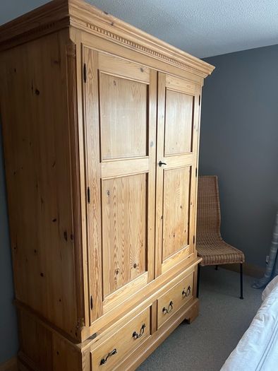Handmade Pine Wardrobe
