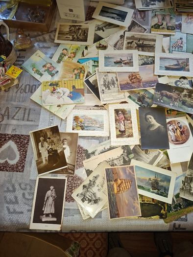Large Collection of Old postcards Over 150 used