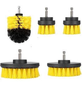 Drill Brushes Brush Attachment - 5 Pack Electric Drill Brush Kit - Great for Pool Tile, Bathroom Toilet, Ceramic Marble Car
