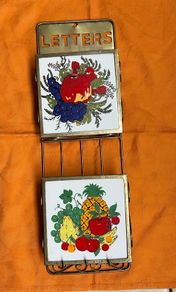 Retro 60/70s Letters and keys holder