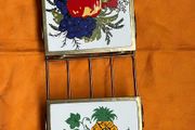 Retro 60/70s Letters and keys holder