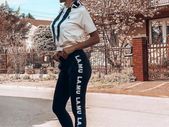 Trousers black,cream S/M/L/XL  High Quality Clothes from Hola Boutique
