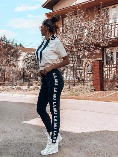 Trousers black,cream S/M/L/XL  High Quality Clothes from Hola Boutique