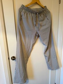 Men'S Lightweight Straight Trousers - Breathable, with Zipper Pockets, Suitable for Running, Fitness, And Outdoor Activities