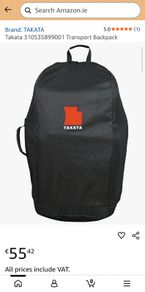 Takata Backpack/ Carseat Transport Bag