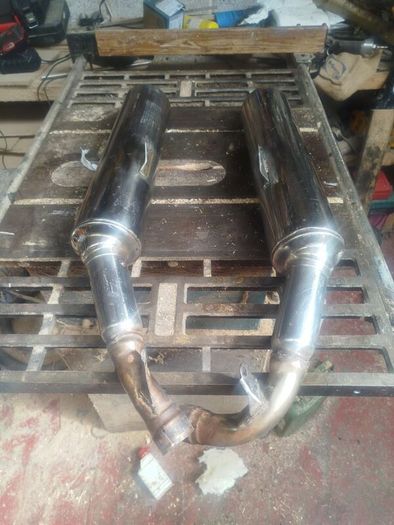 honda vtr1000 Firestorm exhaust