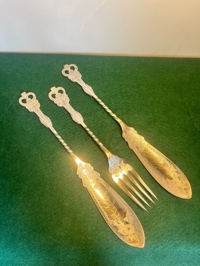 Antique 1902 Edward VII Coronation Cutlery