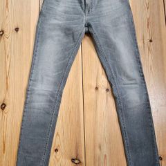 Organic Nudie Skinny Jeans Easy Grey Size 30 32