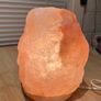 Large Himalayan Salt Lamp on a Marble Base Image 2