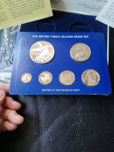 1977 Virgin Islands Proof coin Set