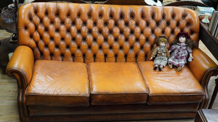 1977 Art Forma Cleveland Leather Three Seater