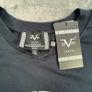 19v69 by Versace Italia T-Shirt TADEO - Black - Mens XL Gold 2001 Logo Print BN Image 2
