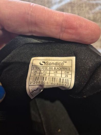 Sondico Rugby Boots size 10UK