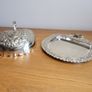 Vintage English silver plate butter dish Image 5
