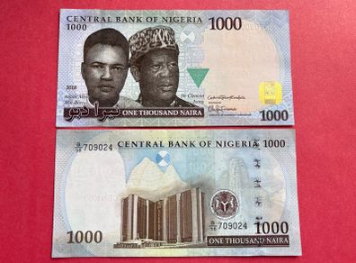 Nigeria  1,000 Naira  2018. UNC