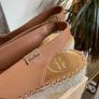 Toni Pons Tan Brown Espadrille Wedge Sandal Shoes Image 5