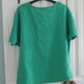 Caroline Donnelly Emerald Linen Top New Image 2