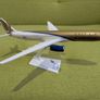 Gulf Air 1:200 scale model airplane, Airbus A330 aircraft Image 2