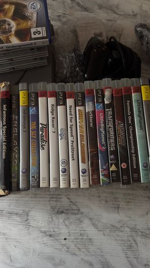 Stored consoles and games