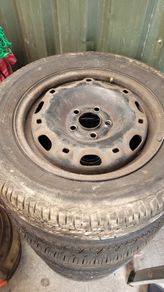 07 vw polo spare wheel with good tyre