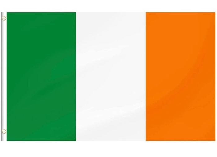Ireland Flag, Irish Flag Polyester with Brass Grommets, 3x5 Foot 90 X 150cm (FREE POSTAGE)