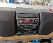 JVC MX D4T Tuner Component Amp 3Disc CD Cassette Player HiFi POWERS