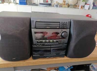 JVC MX D4T Tuner Component Amp 3Disc CD Cassette Player HiFi POWERS