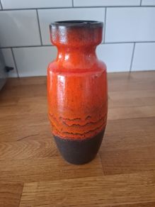mid century west germany fat lava Scheurich vase